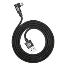 Εικόνα της Καλώδιο Baseus MVP Elbow USB-A to micro USB 2m Black CAMMVP-B01
