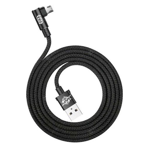 Εικόνα της Καλώδιο Baseus MVP Elbow USB-A to micro USB 2m Black CAMMVP-B01