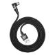 Εικόνα της Καλώδιο Baseus MVP Elbow USB-A to micro USB 2m Black CAMMVP-B01