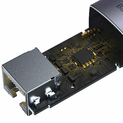 Εικόνα της Adapter Baseus Lite USB-C to Gigabit Ethernet Gray WKQX000313
