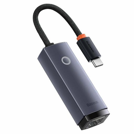 Εικόνα της Adapter Baseus Lite USB-C to Gigabit Ethernet Gray WKQX000313