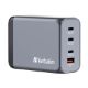Εικόνα της Φορτιστής Verbatim GaN 3x USB-C & USB-A 240W Grey 32205