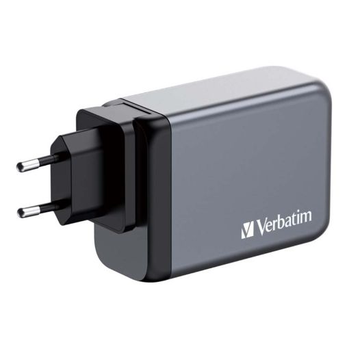 Εικόνα της Φορτιστής Verbatim GaN 3x USB-C & USB-A 240W Grey 32205