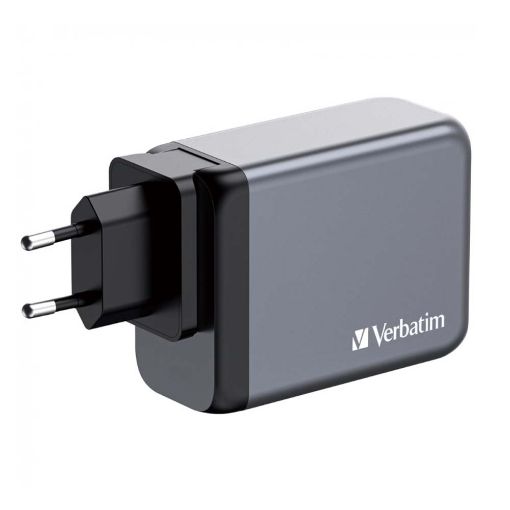 Εικόνα της Φορτιστής Verbatim GaN 3x USB-C & USB-A 200W Grey 32204