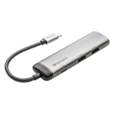 Εικόνα της Docking Station Verbatim USB-C HDMI USB 3.0 Grey 49140