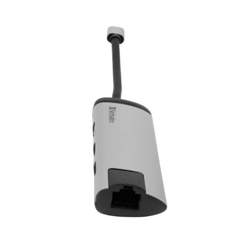 Εικόνα της Docking Station Verbatim USB-C HDMI Ethernet Grey 49141