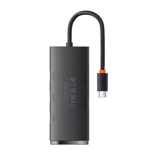Εικόνα της USB-C Hub Baseus Lite 4-port USB 3.0 25cm Black WKQX080101