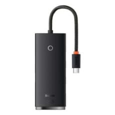 Εικόνα της USB-C Hub Baseus Lite 4-port USB 3.0 25cm Black WKQX080101