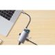 Εικόνα της USB-C Hub Baseus Metal Gleam 4-port USB 3.0 Grey WKWG070013