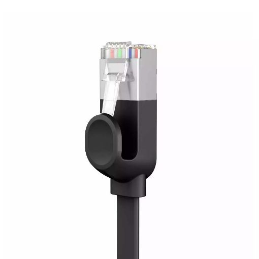 Εικόνα της Καλώδιο Δικτύου Baseus UTP Flat Cat.6 0.5m Black PCWL-A01