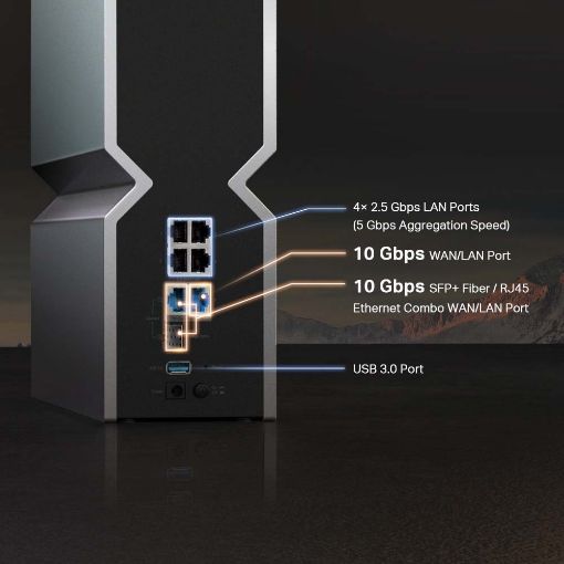 Εικόνα της Router Tp-Link Archer BE800 Tri-Band 10G BE19000 WiFi 7