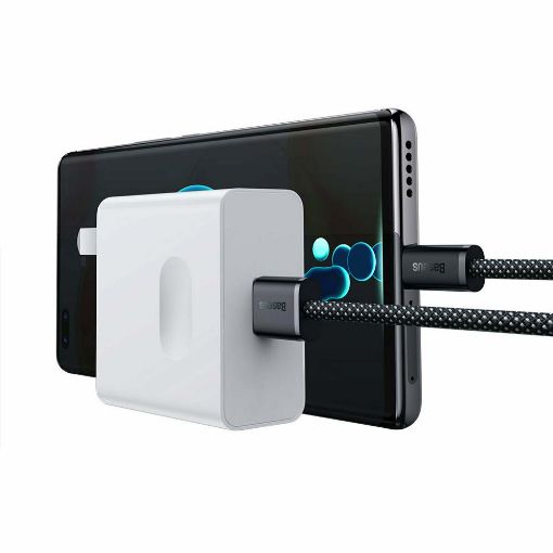 Εικόνα της Καλώδιο Baseus Dynamic USB-A to USB-C 100W 1m Grey CALD000616