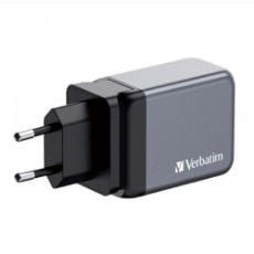 Εικόνα της Φορτιστής Verbatim GaN USB-A & 2x USB-C 65W Grey 32201