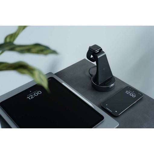 Εικόνα της Ασύρματος Φορτιστής Verbatim WCS-01 Aluminium 2in1 Qi MFi & Apple Watch 20W Black 49555
