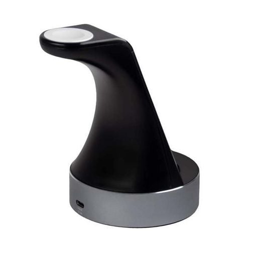 Εικόνα της Ασύρματος Φορτιστής Verbatim WCS-01 Aluminium 2in1 Qi MFi & Apple Watch 20W Black 49555