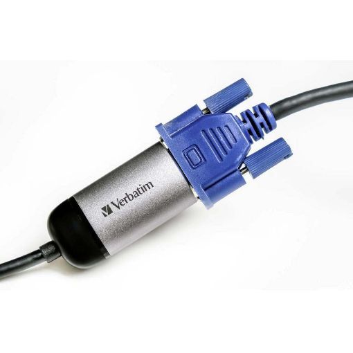 Εικόνα της Adapter Verbatim USB-C male to VGA female 49145