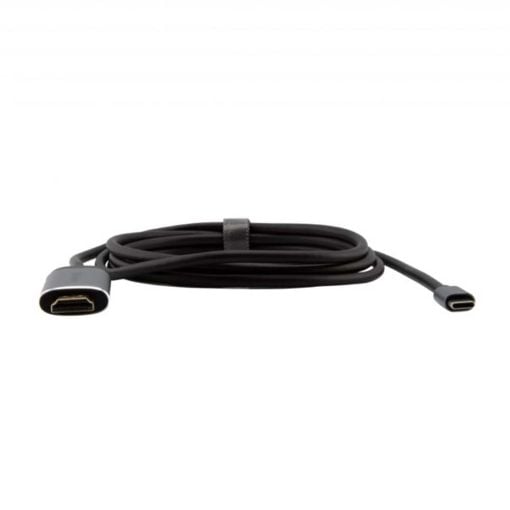 Εικόνα της Καλώδιο Verbatim HDMI male to USB-C male 1.5m Black/Grey 49144