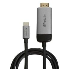 Εικόνα της Καλώδιο Verbatim HDMI male to USB-C male 1.5m Black/Grey 49144