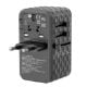 Εικόνα της Universal Travel Adapter Verbatim UTA-06 GaN III 2x USB-C & 2x USB-A Quick Charge 100W Black 32121