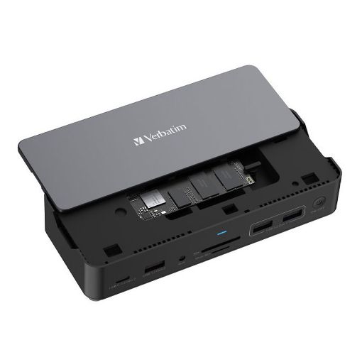 Εικόνα της Docking Station Verbatim USB-C Pro CDS‑15S256 15in1 256GB Vi3000 SSD Grey/Black 32174