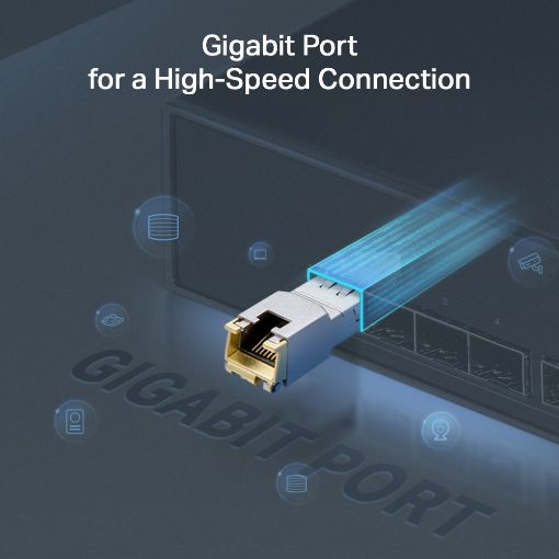 Εικόνα της Tp-Link 1000BASE-T RJ45 SFP Module TL-SM331T