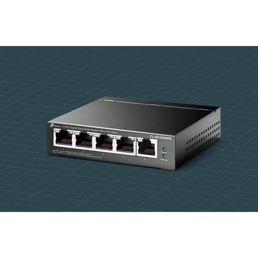 Εικόνα της Switch Tp-Link Easy Smart TL-SG105MPE 5-Port Gigabit with 4-Port PoE+