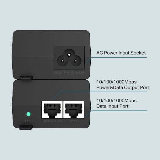 Εικόνα της Tp-Link Gigabit PoE+ Injector TL-POE160S