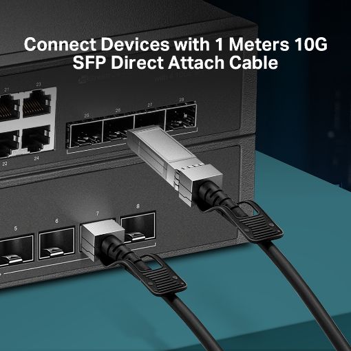Εικόνα της Καλώδιο Tp-Link 10G SFP+ Direct Attach 1m TL-SM5220-1M