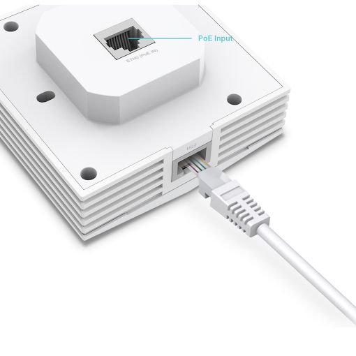 Εικόνα της Access Point Tp-Link EAP650 WiFi 6 AX3000 Dual Band POE Wall Plate