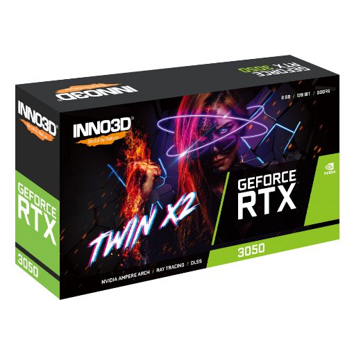Εικόνα της Inno3D GeForce RTX 3050 Twin X2 8GB GDDR6 N30502-08D6-1711VA41