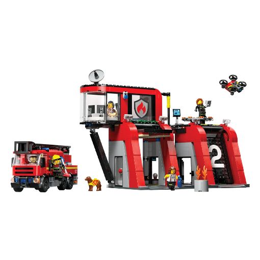 Εικόνα της LEGO City: Fire Station with Fire Truck 60414