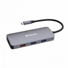 Εικόνα της Verbatim Multiport Hub Pro USB-C Grey 32150
