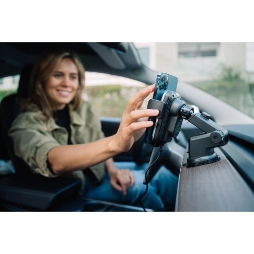 Εικόνα της Verbatim FWC-03 Pro Qi Fast Wireless Car Charger Black 49554