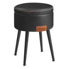 Εικόνα της Vasagle Σκαμπό Σαλονιού Black LOM005B01