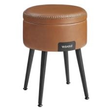 Εικόνα της Vasagle Σκαμπό Σαλονιού Caramel Brown LOM005K01
