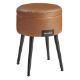 Εικόνα της Vasagle Σκαμπό Σαλονιού Caramel Brown LOM005K01
