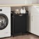 Εικόνα της Vasagle Καλάθι Απλύτων Μεταλλικό Black BLH101B01