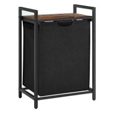 Εικόνα της Vasagle Καλάθι Απλύτων Μεταλλικό Black BLH101B01
