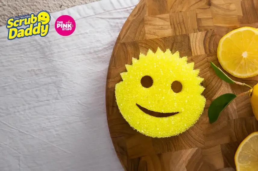 Καθάρισε γρήγορα και εύκολα με The Pink Stuff & Scrub Daddy