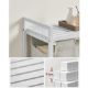 Εικόνα της Vasagle Καλάθι Απλύτων Μεταλλικό White BLH101W01