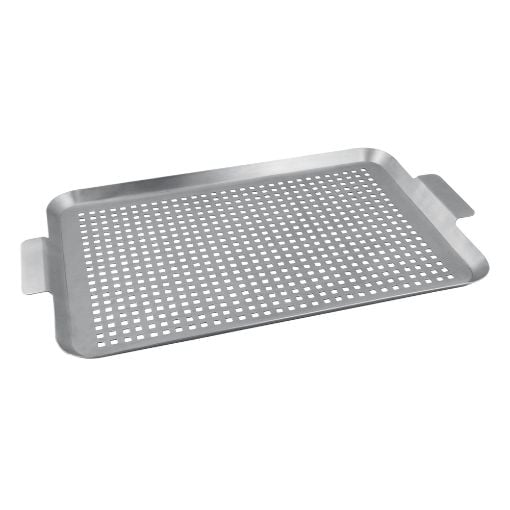 Εικόνα της Δίσκος Ψησίματος  Lamart BBQ 40 x 26 cm Silver LT5036