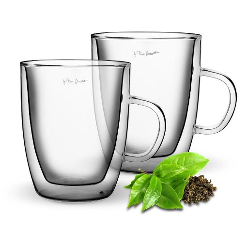 Εικόνα της Σετ Φλιτζάνια Lamart Vaso Tea 420ml Clear 2τμχ LT9008