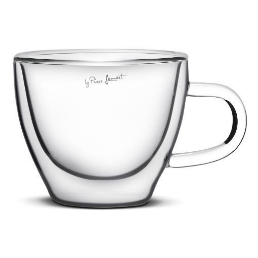 Εικόνα της Σετ Φλιτζάνια Cappuccino Lamart Vaso 190ml Clear 2τμχ LT9026