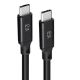 Εικόνα της Kαλώδιο Maxball USB-C to USB-C 10G/100W 2m Black MBC100102