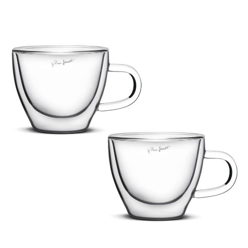 Εικόνα της Σετ Φλιτζάνια Cappuccino Lamart Vaso 190ml Clear 2τμχ LT9026