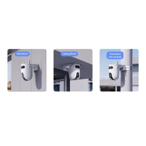 Εικόνα της Outdoor Wireless IP Camera Ezviz H9c Dual-Lens 2K Pan/Tilt