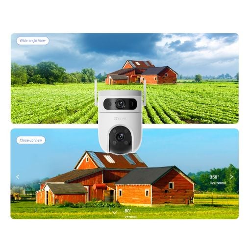 Εικόνα της Outdoor Wireless IP Camera Ezviz H9c Dual-Lens 2K Pan/Tilt