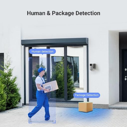 Εικόνα της Battery Video Doorbell Ezviz EP3x Pro Dual-Lens 2K/FHD with Solar Panel