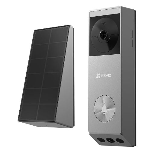 Εικόνα της Battery Video Doorbell Ezviz EP3x Pro Dual-Lens 2K/FHD with Solar Panel