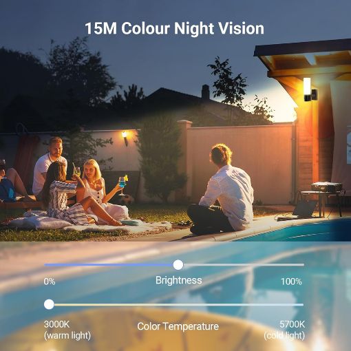 Εικόνα της Outdoor IP Wall-Light Camera Ezviz EL3 2K Dual-Band